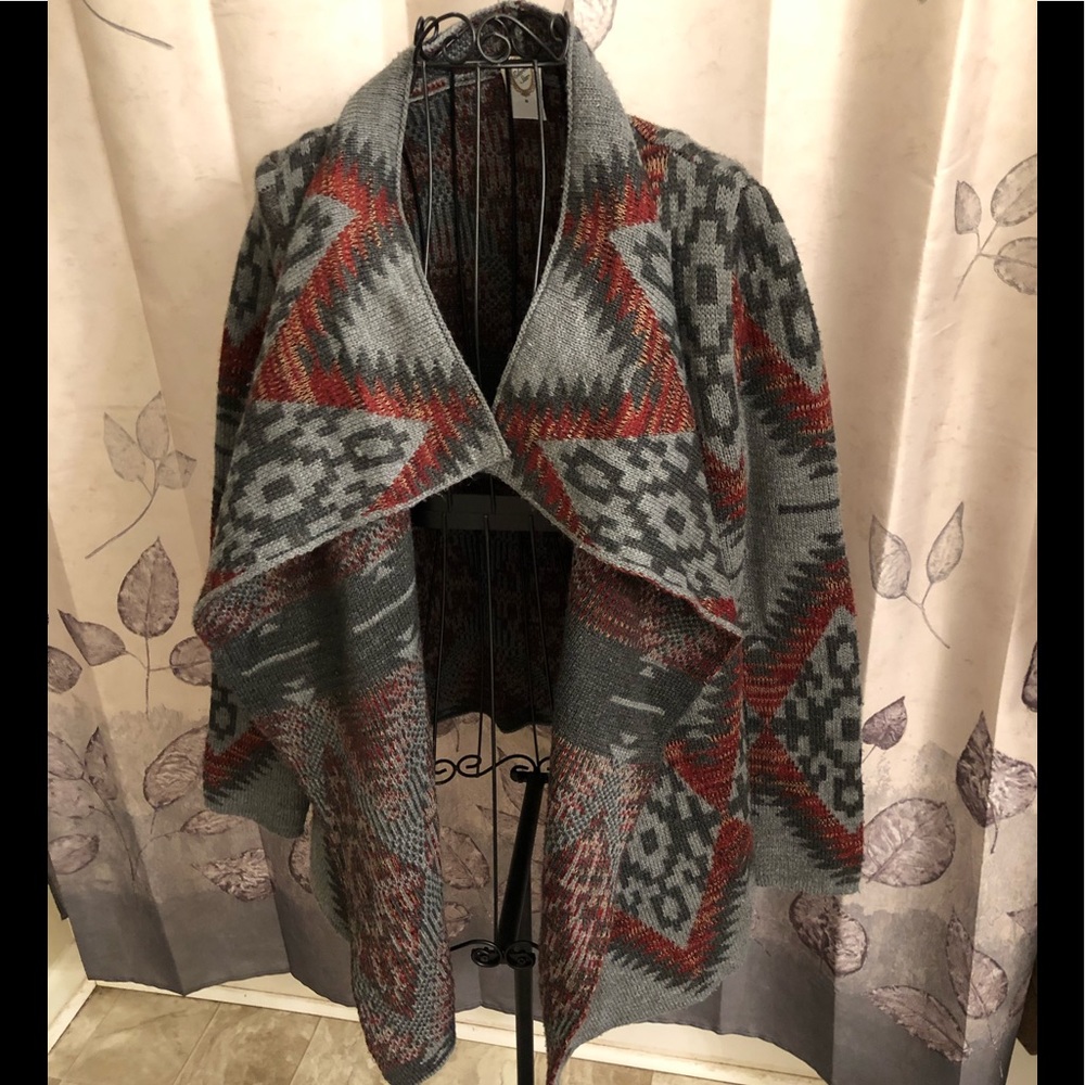 Eleven Star Aztec Style knitted Sweater